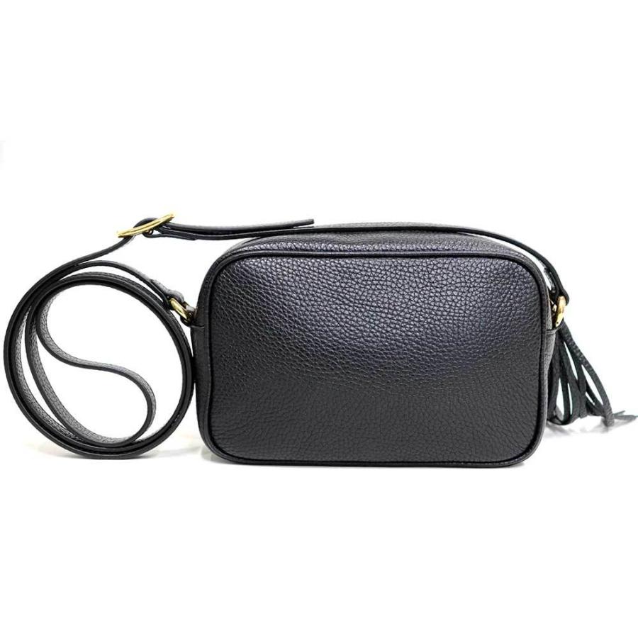 GUCCI（グッチ） （美品）グッチ ソーホーショルダー バッグ 黒 レザー