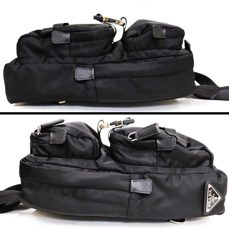 PRADA（プラダ） (美品）プラダ ボディバッグ ショルダー 黒 NERO