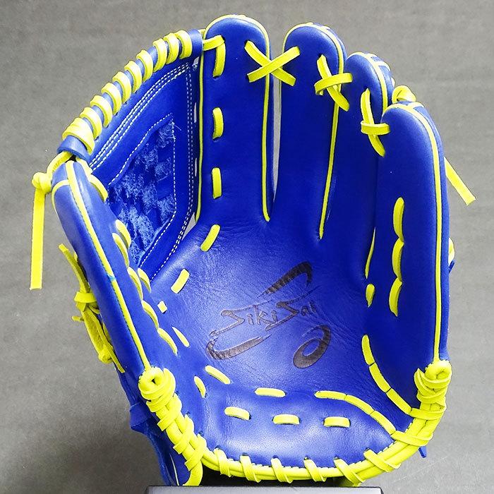 軟式 カラー グラブ Shiki-Sai シキサイ 内野 外野 兼用 アシックス