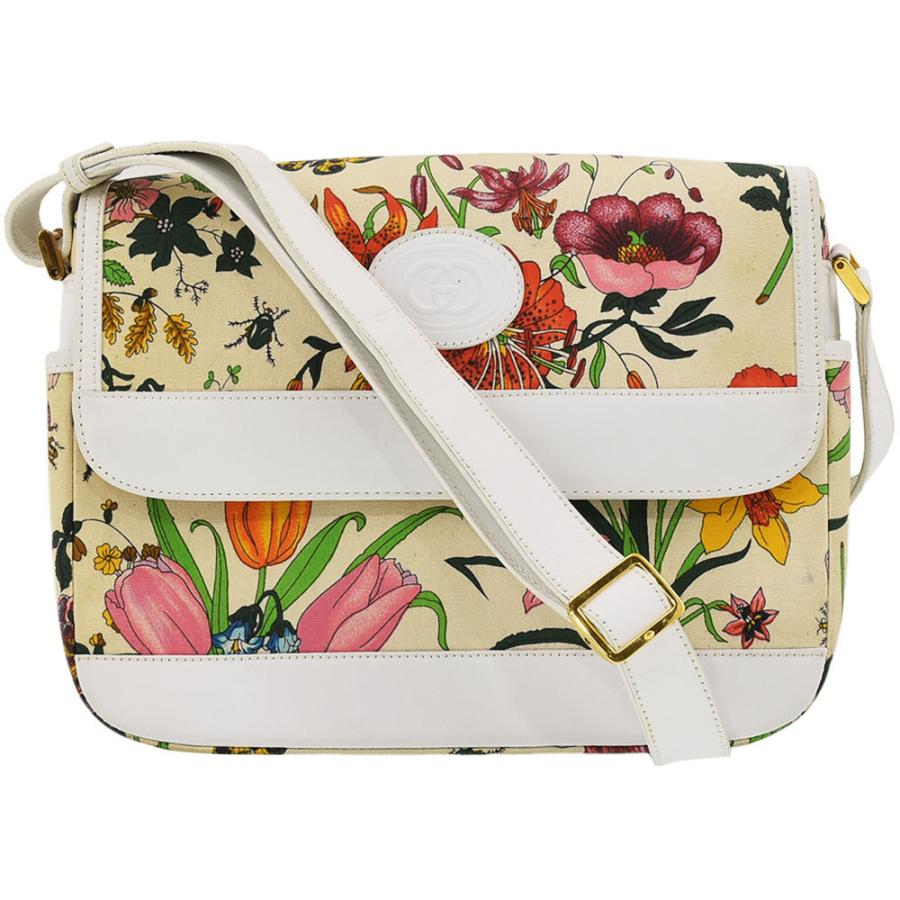 GUCCI（グッチ） ショルダーバッグ オールドグッチ フローラ バッグ