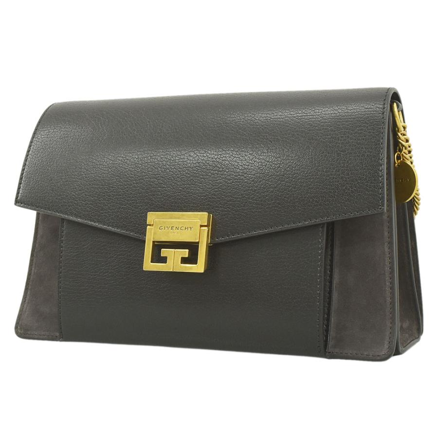 ジバンシー Givenchy ショルダーバッグ ツートーン レザー＆スエード