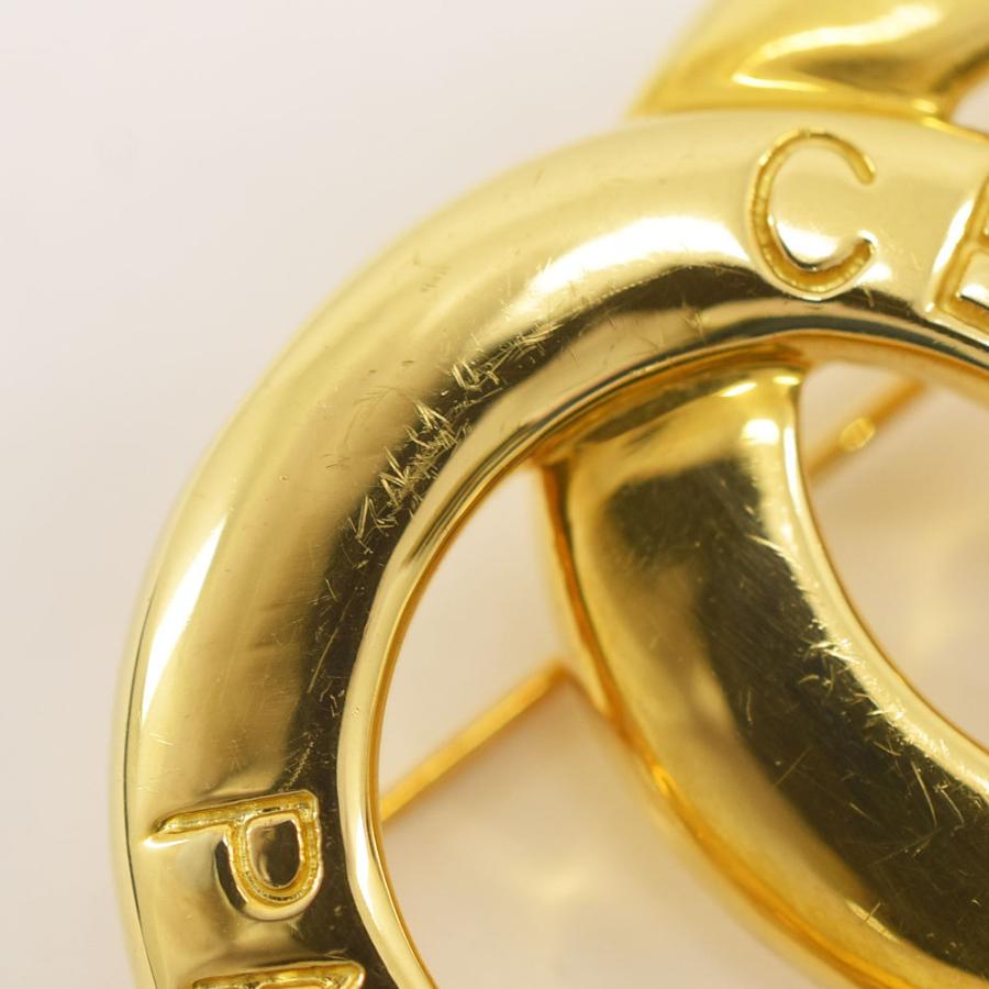 CELINE（セリーヌ） ブローチ サークル ロゴ ブローチ ヴィンテージ