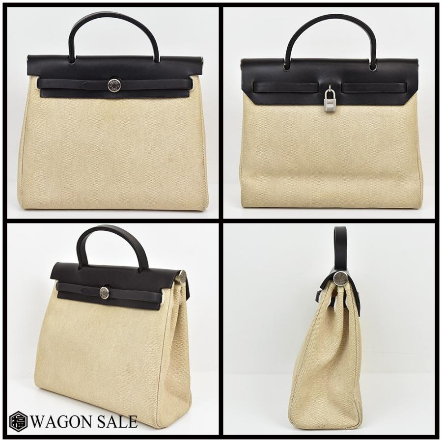 HERMES/エルメス エールバッグPM トワルアッシュ×トワルオフィシエ