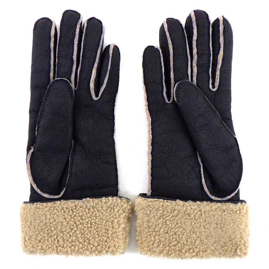 CHANEL（シャネル） ココマーク ツイード ムートン グローブ 手袋 7・1