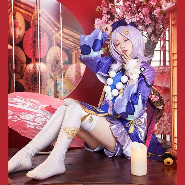 原神 げんしん 七七 ナナ コスプレ衣装 イベント ウィッグ 靴 武器