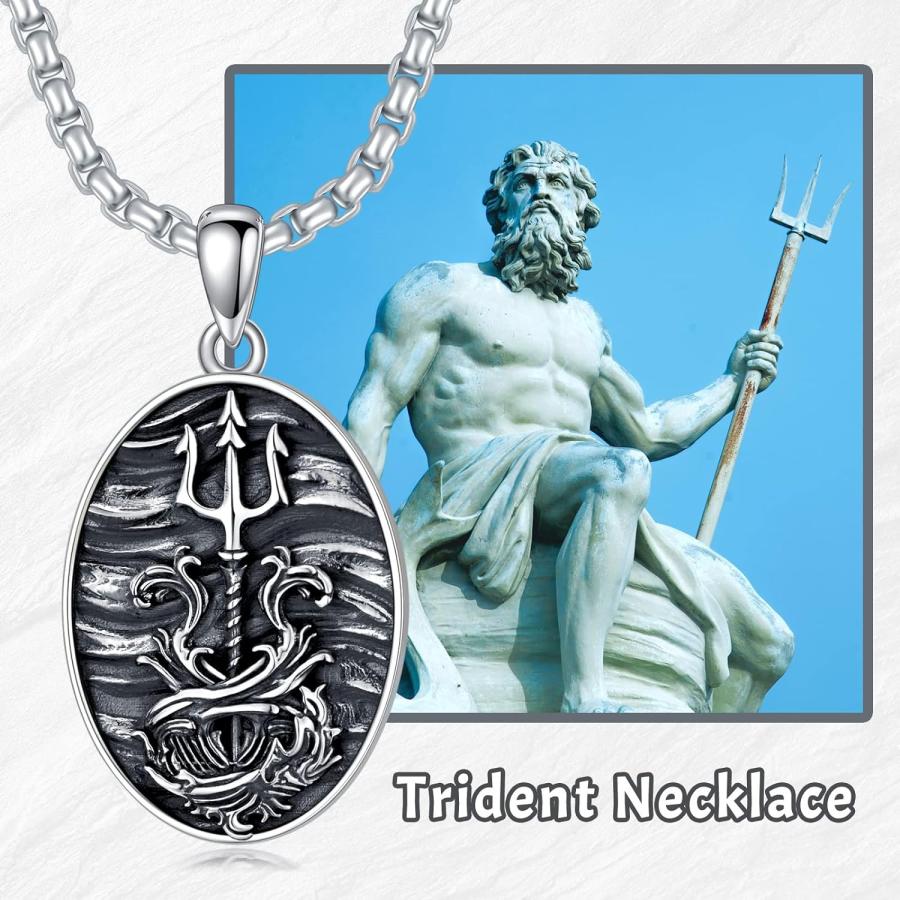 並行輸入品】Seiyang アンカー/トライデントネックレス スターリング