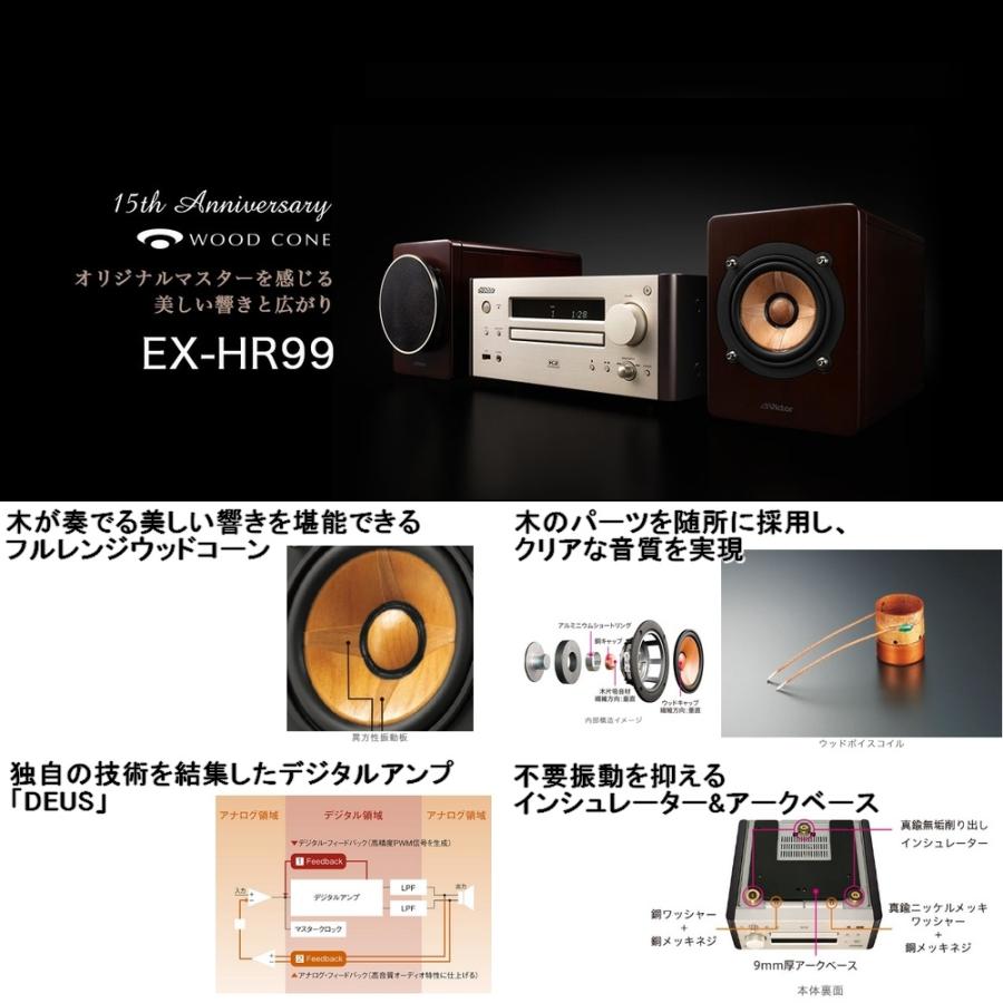 WOOD CONE Victor ビクター ウッドコーンコンポ EX-HR99 | 原音探求