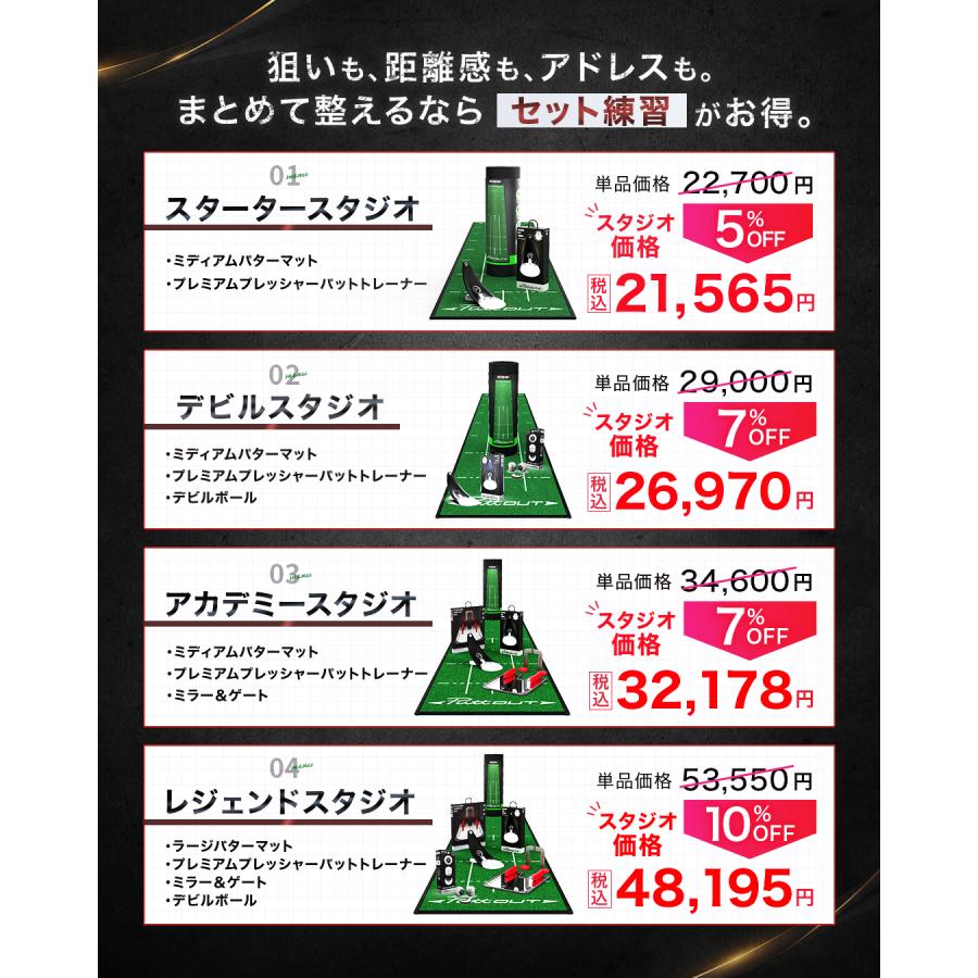 PuttOUT（パットアウト） プレミアムプレッシャーパットトレーナー