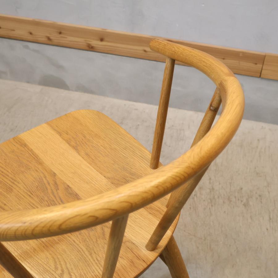 無印良品（MUJI） オーク無垢材 ダイニングチェア 2脚セット 北欧