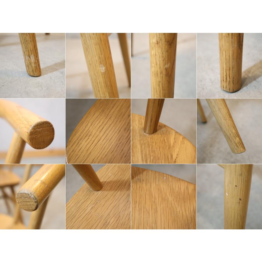 無印良品（MUJI） オーク無垢材 ダイニングチェア 2脚セット 北欧