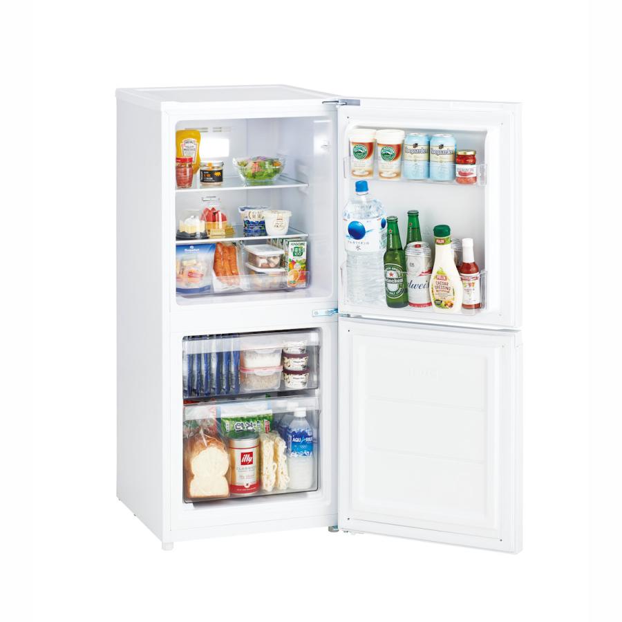 ハイアール 2ドア冷蔵庫 121L ホワイト JR−NF121C（W