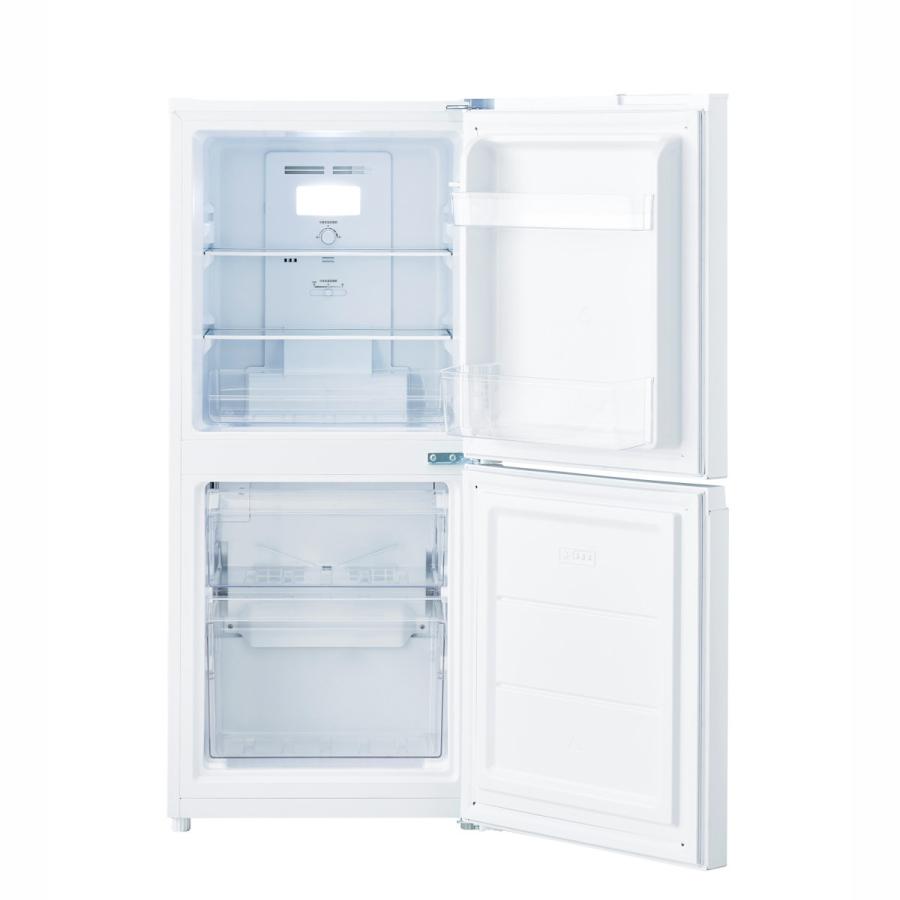 ハイアール 2ドア冷蔵庫 121L ホワイト JR−NF121C（W