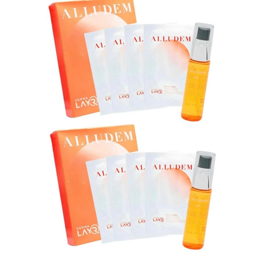 韓国コスメ alludem ダーマリフトマスク 美容液 アリュデム 4包 2箱