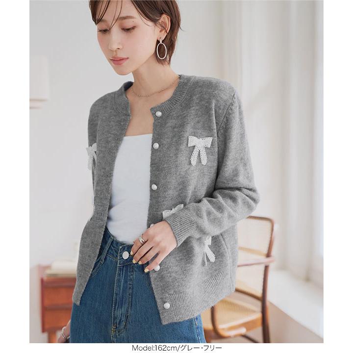 KOBE LETTUCE（神戸レタス） カーディガン レディース 冬 ニット