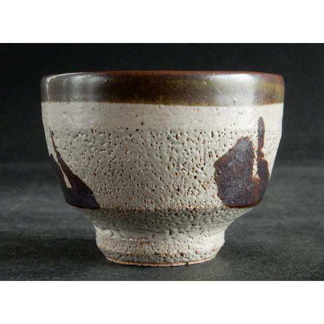 濱田 晋作 (人間国宝濱田庄司の次男) 鉄絵 盃 : 古美術植松 - 通販