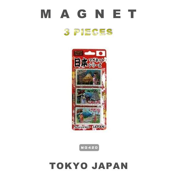 JAPAN3個マグネット 日本 JAPAN 3PIECES MAGNET 日本のお土産 日本風景