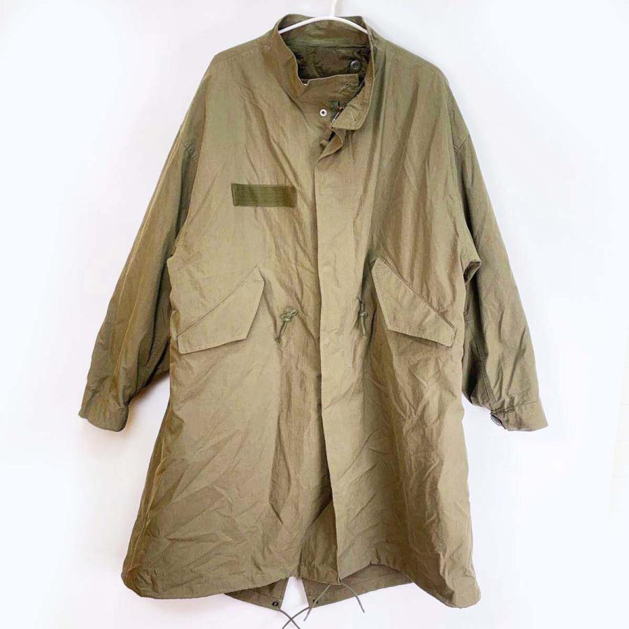 中古】フリークスストア 中綿ライナー3WAY モッズコート S カーキ 22AW