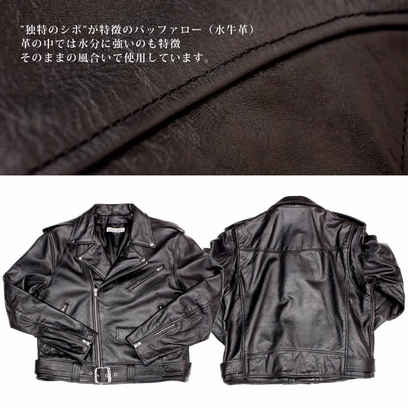 本革】ダブルライダースジャケット メンズ レザージャケット 革ジャン