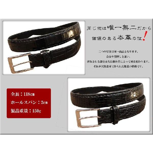 ベルト メンズ 本革 レザーベルト クロコダイル シャイニング加工