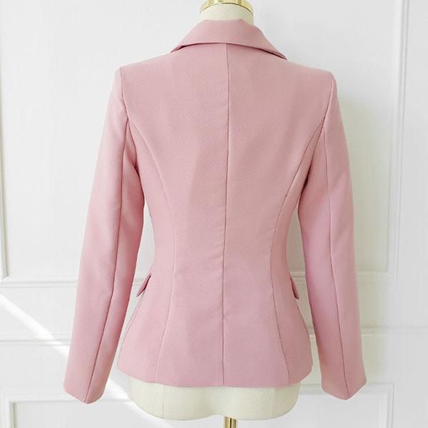 セットアップ レディース 長袖 スーツ ダブルボタン ジャケット ロング