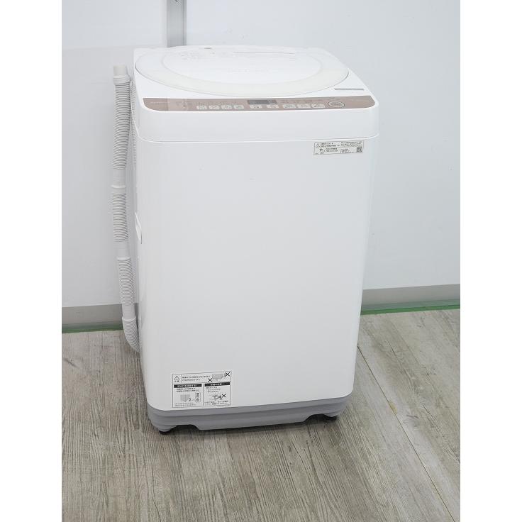 シャープ製/2021年式/7kg/全自動洗濯機/ES-T713-T : 学生リサイクル