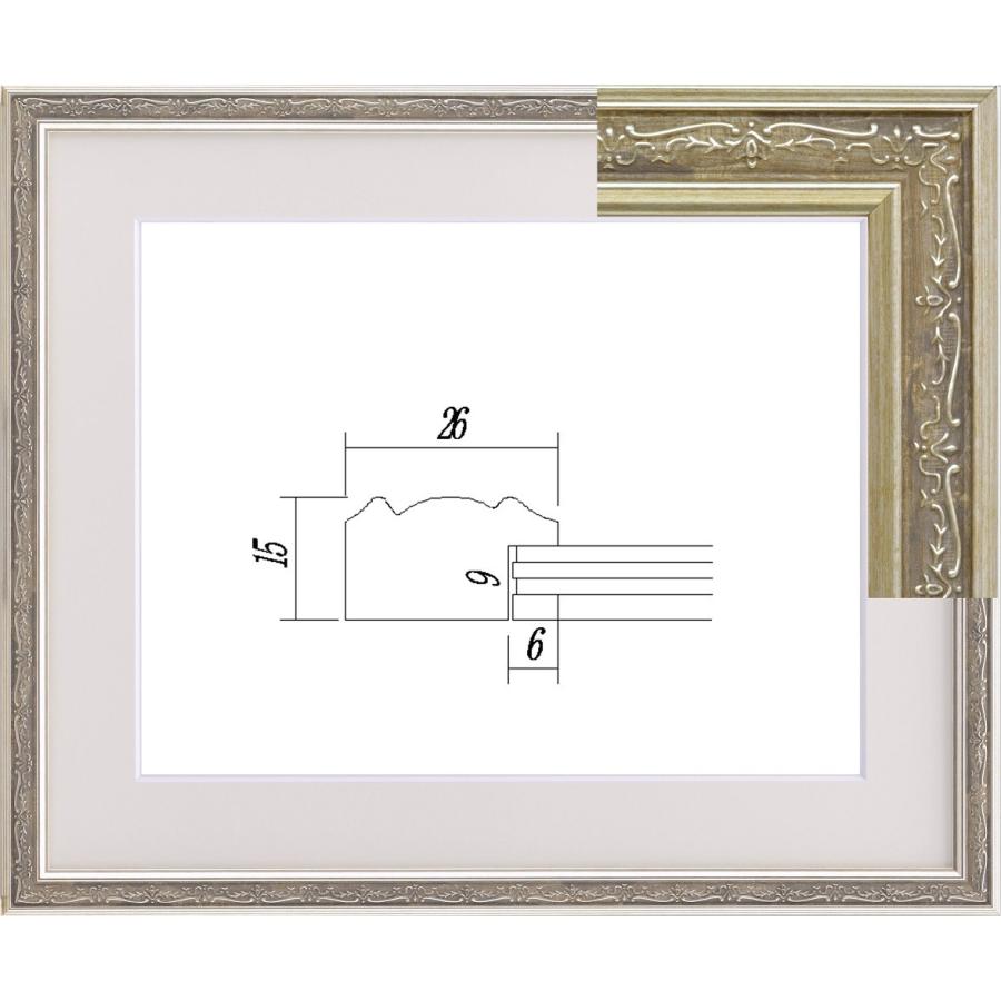 8222 F8 水彩額縁,デッサン額縁,水彩スケッチF8/激安/40％OFF 樹脂製