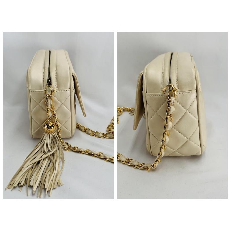 CHANEL（シャネル） マトラッセ チェーン ショルダー バッグ レザー