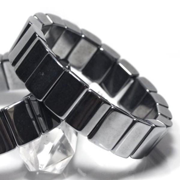 テラヘルツ 鉱石 ブレスレット バングル 健康 グッズ 本物の効果 : 廻