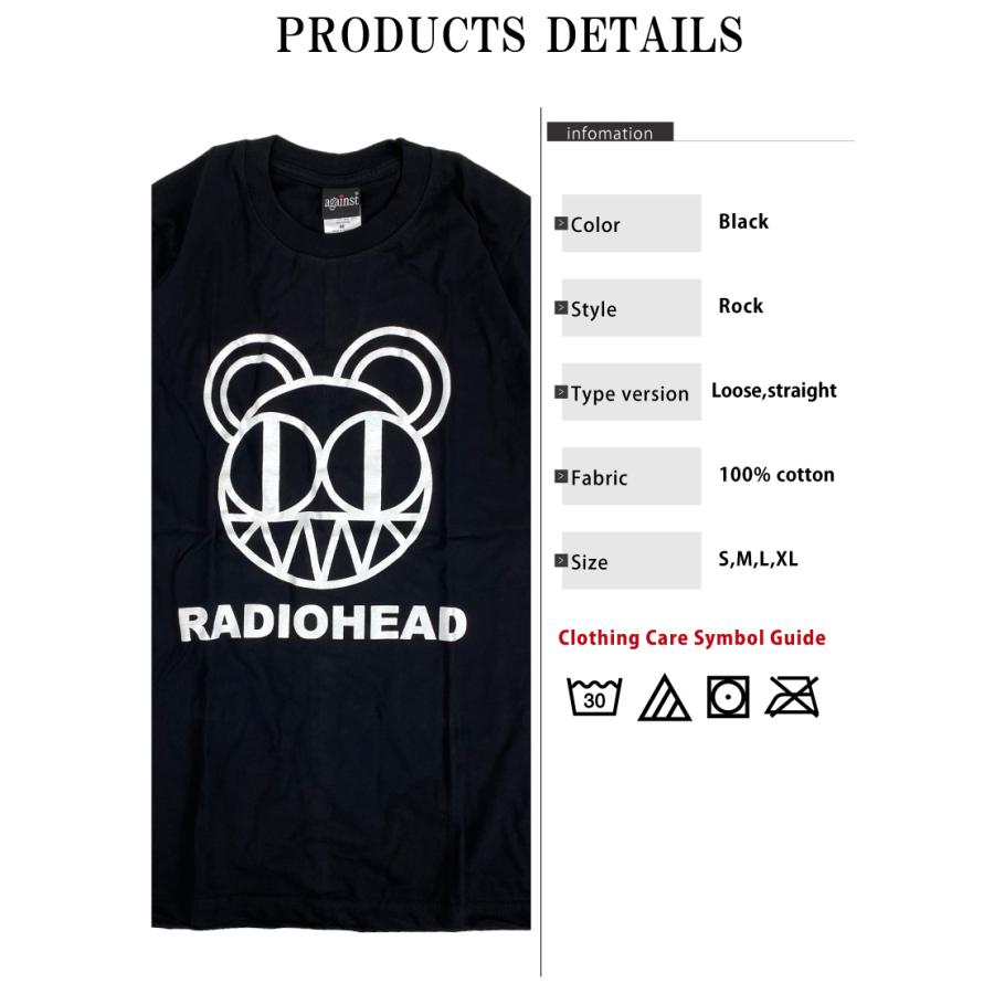 レディオヘッド Radiohead ロック Tシャツ 半袖 バンドTシャツ バンド