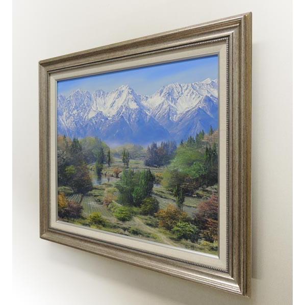 絵画 油絵 穂高 （佐田光） 【海・山】【肉筆】【油絵】【10号