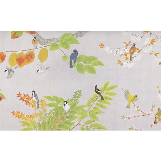 上村淳之 絵画 四季花鳥図 大阪新歌舞伎座緞帳原画 【複製】【美術印刷