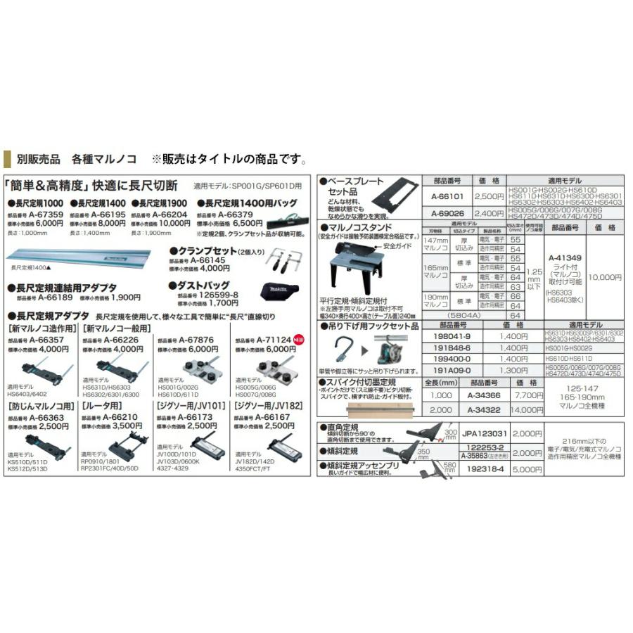 マキタ（makita） ベースプレートセット品 A-69026 適用モデル:HS472D