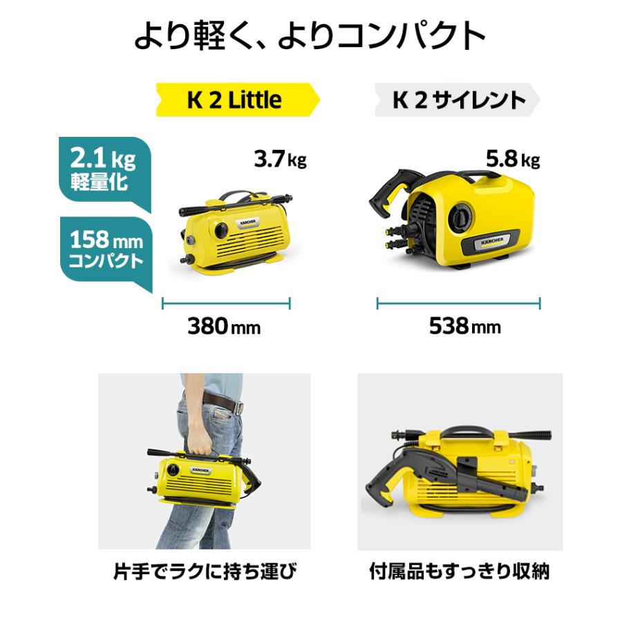 ケルヒャー（KARCHER） 高圧洗浄機 K 2 Little : ケルヒャー公式 Yahoo