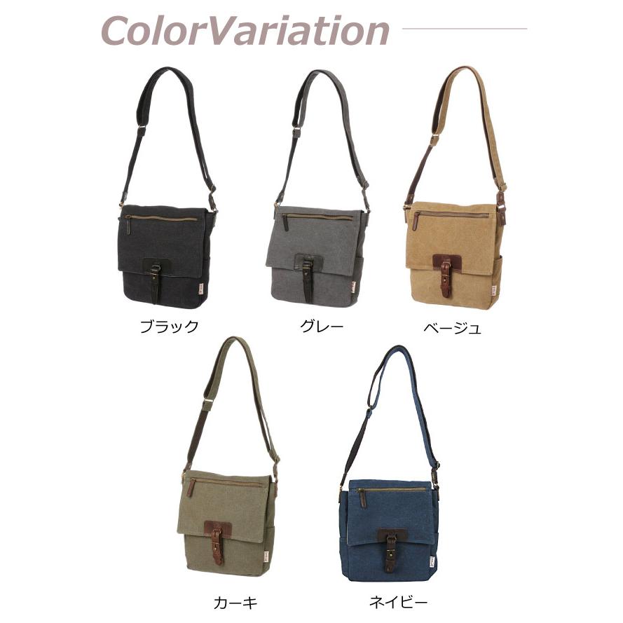 帆布工房 ショルダーバッグ 斜め掛け メンズ 小さめ レディース 帆布