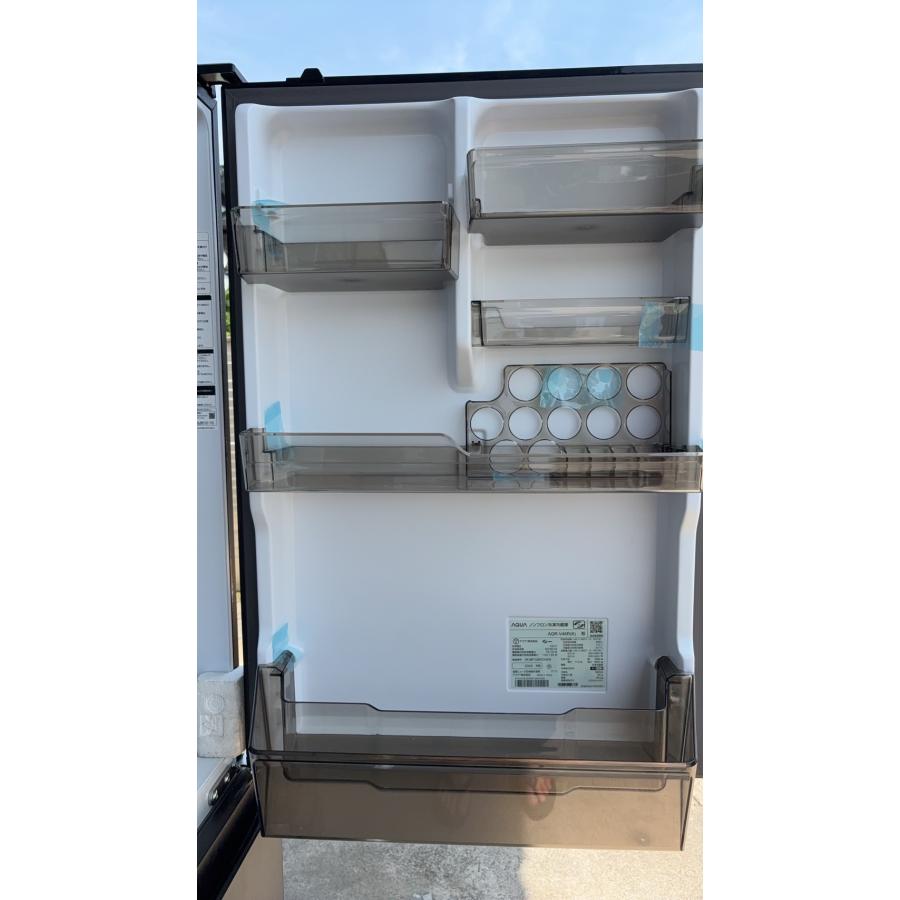 AQUA（アクア） 爆買 冷蔵庫 458L 4ドア 右開き ファミリー AQR-V46R-K