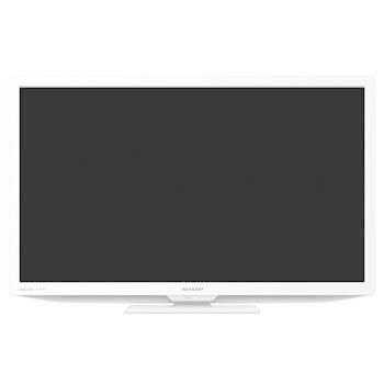 AQUOS 2T-C24DE-W シャープ 24V型 液晶テレビ ホワイト : 家電のSAKURA