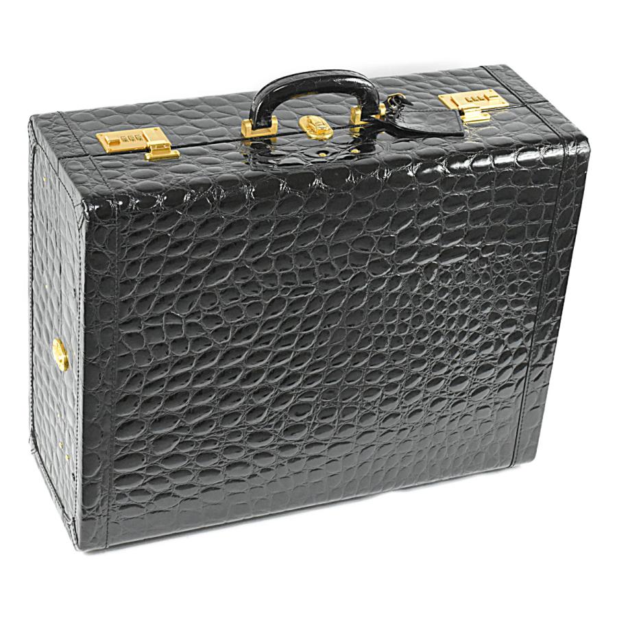 クロコダイル 美品 希少 リアル アリゲーター トランクケース 旅行鞄