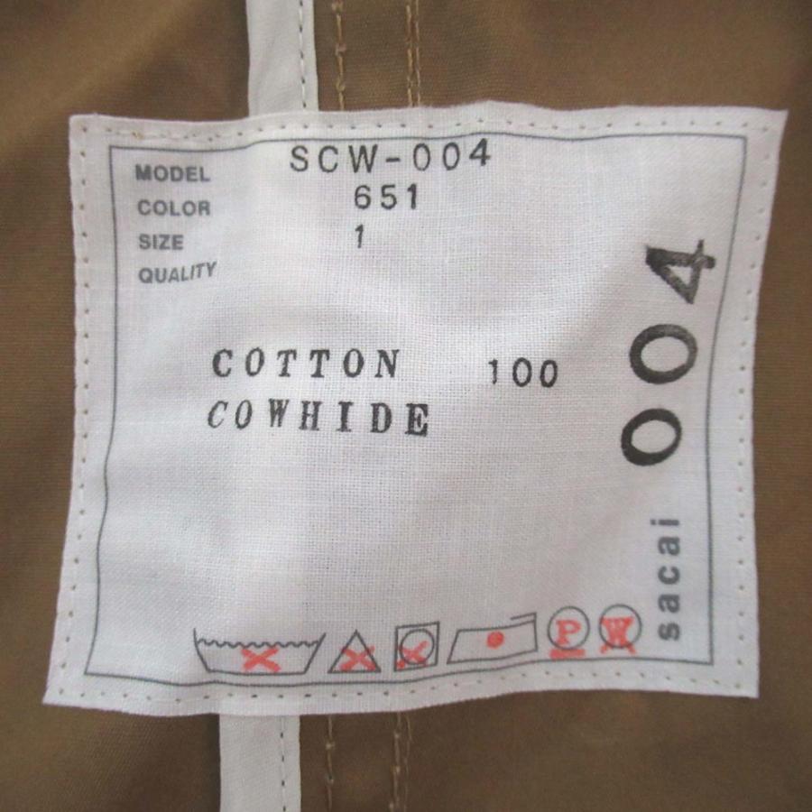 sacai（サカイ） 良品 定番モデル Cotton Nylon Oxford Coat