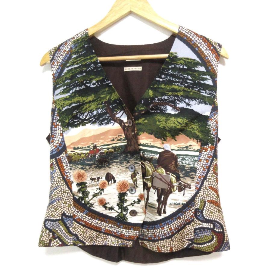 HERMES（エルメス） 美品 マルジェラ期 ヒマラヤ杉の下で シルク100