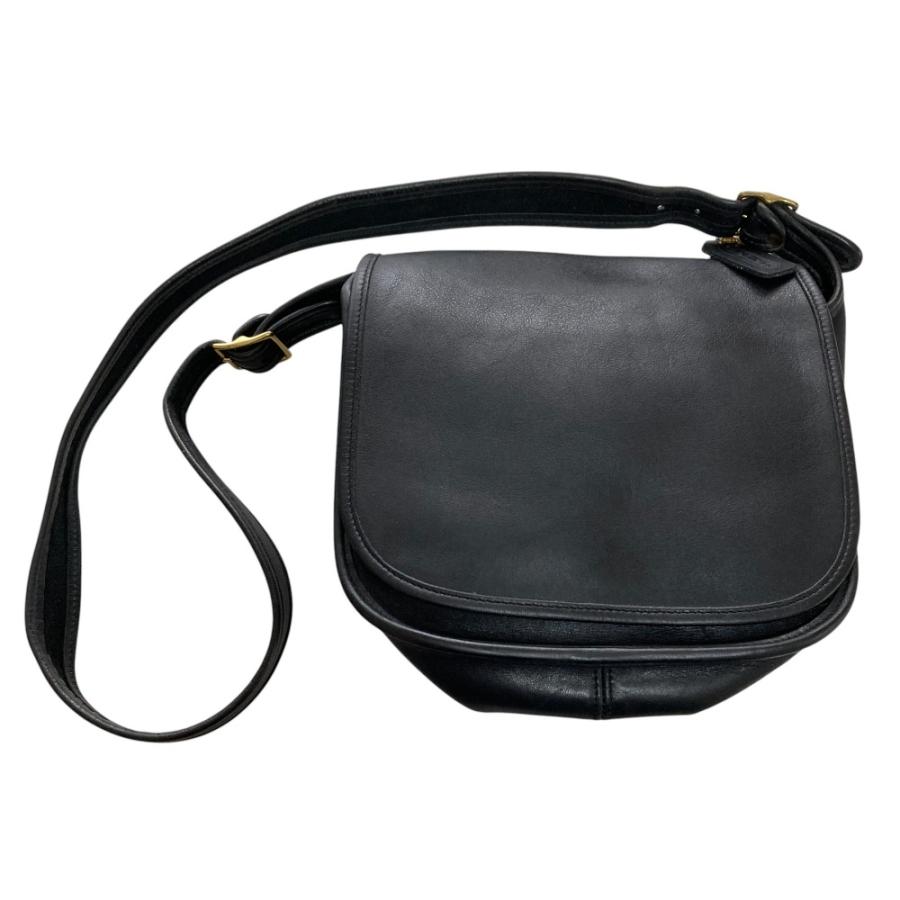 COACH（コーチ） 良品 グローブレザー ショルダーバッグ 9170 ブラック