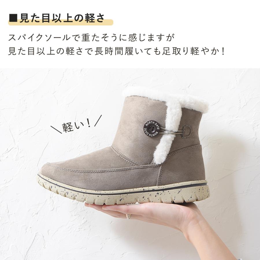 ショートブーツ レディース ムートンブーツ ぺたんこ ローヒール ボア