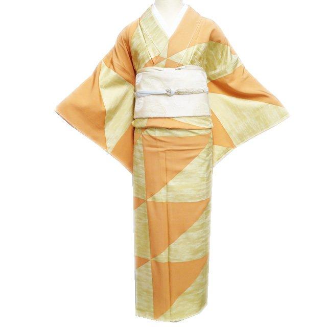 付下げ 付け下げ 訪問着 着物 中古 正絹 袷 フォーマル 水野正夫 落款