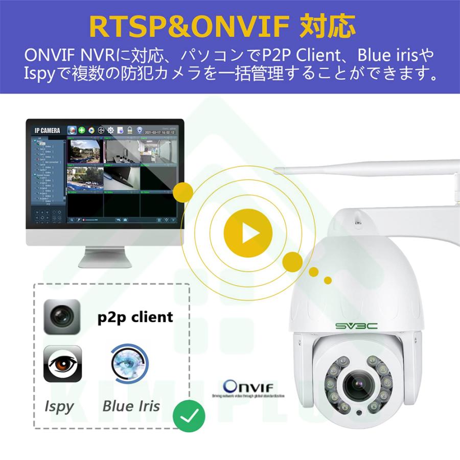 防犯カメラ 屋外 500万画素 監視カメラ wifi ワイヤレス 人体検知 自動