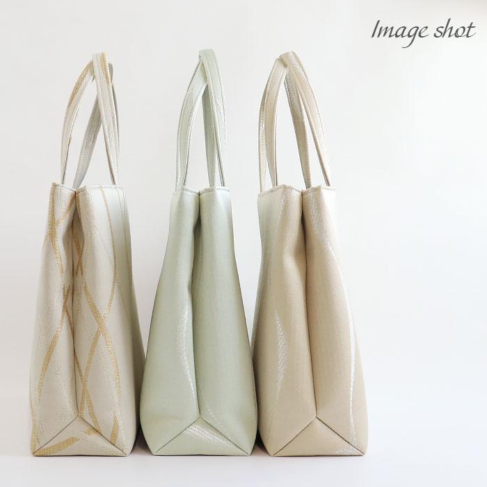 Kisste（キステ） バッグ 尾州織 和装バッグ 横長 トートバッグ 手提げ