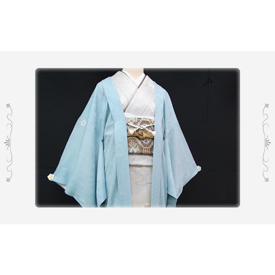 絵羽コート 長羽織 道中着 正絹 紋紗 十日町友禅 秀美 フォーマル