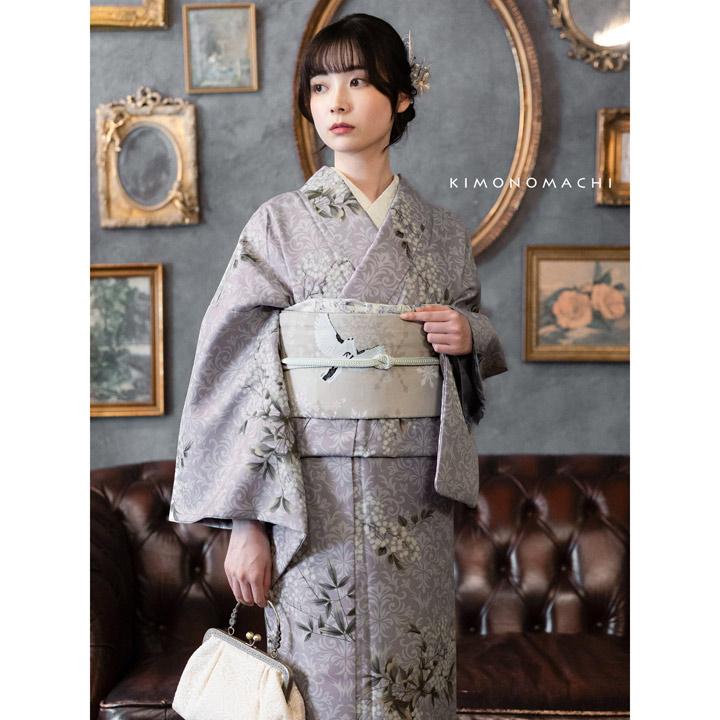 KIMONOMACHI 洗える着物 セット 「袷着物＋京袋帯の2点セット 全8柄