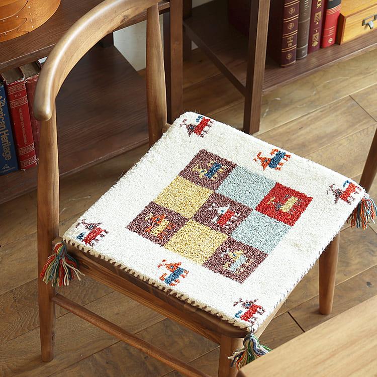 チェアパッド gabbeh（ギャッベ） チェアーマット チェアーパッド