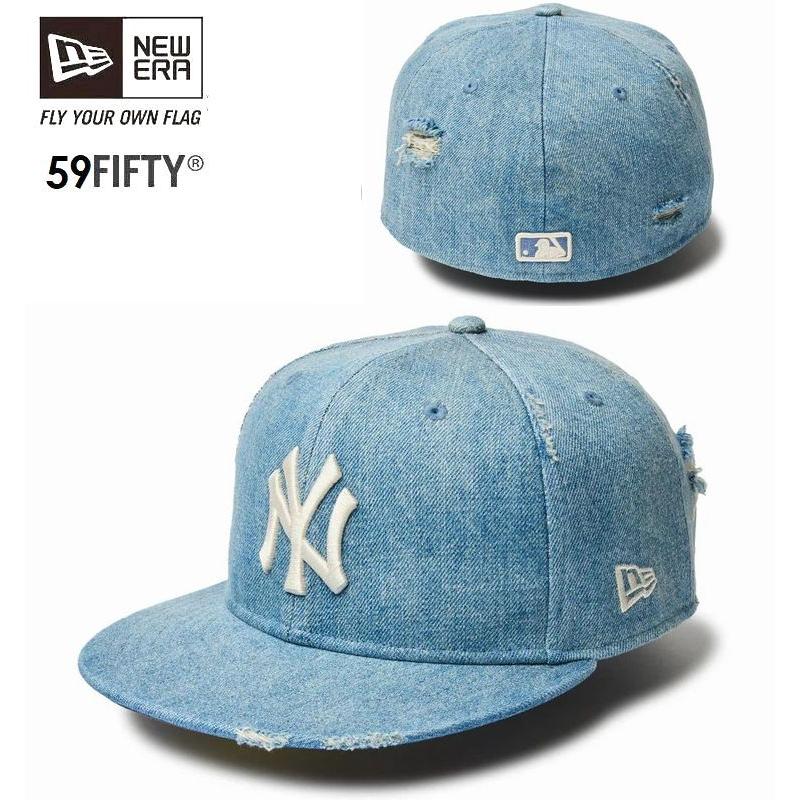 NEW ERA（ニューエラ） NEW ERA 59FIFTY Damaged Denim ニューヨーク