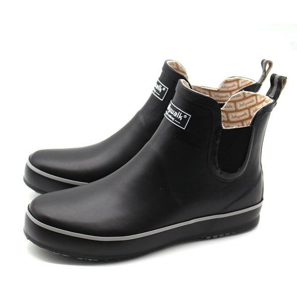 レインブーツ メンズ レディース ショート 黒 ブラック 白 ホワイト