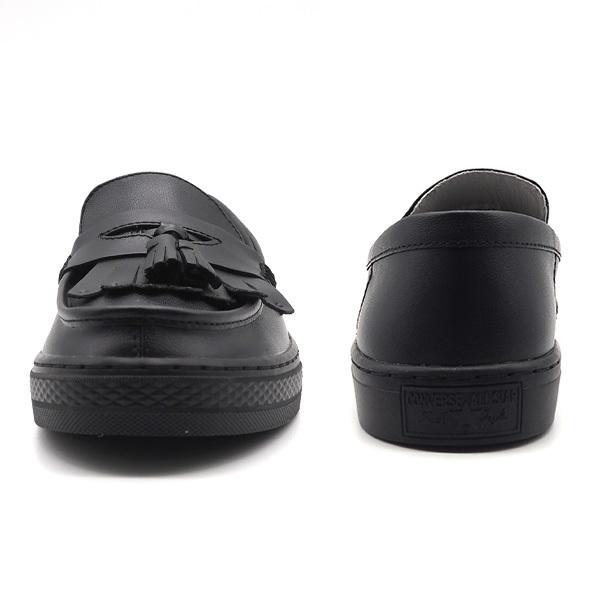 CONVERSE（コンバース） ローファー メンズ 靴 黒 ブラック キルト